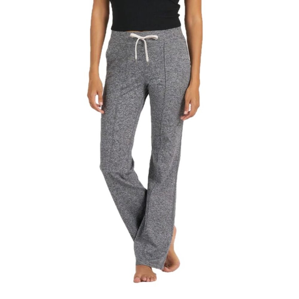 Vuori Halo Essential Wideleg Pant Heather Grey Small NWT